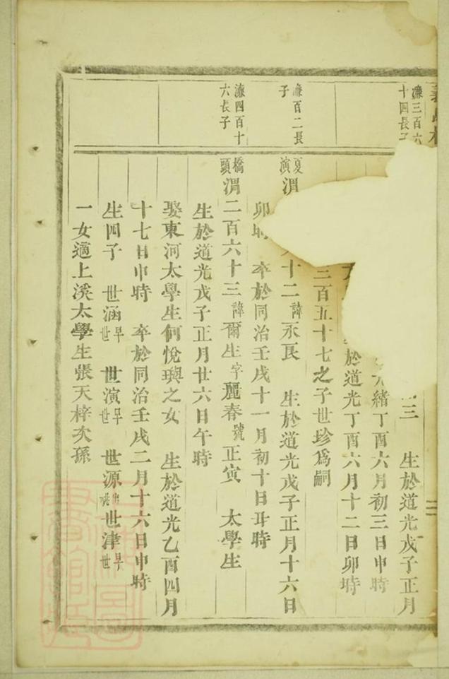 _義烏梅溪夏演樓氏宗譜 version part __