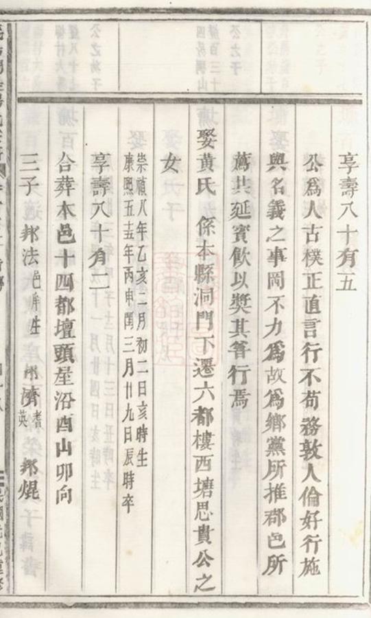 _義烏稠砶楊氏宗譜 version part __