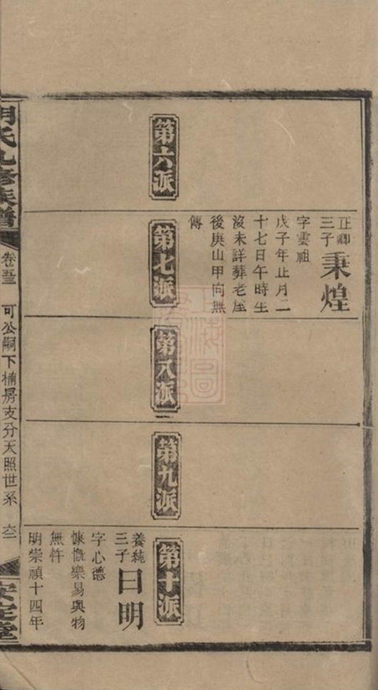 _胡氏九修族譜 part __