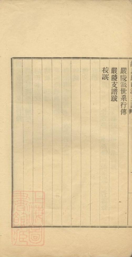 _胡氏嚴陵派支譜__