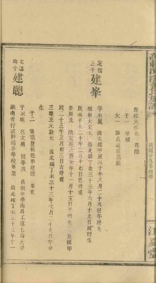 _萬載潭溪黃氏族譜 version part __