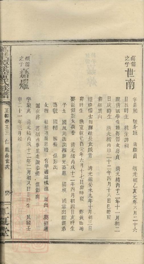_萬載潭溪黃氏族譜 version part __