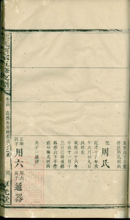 _蔡氏西宗五修支譜 part __