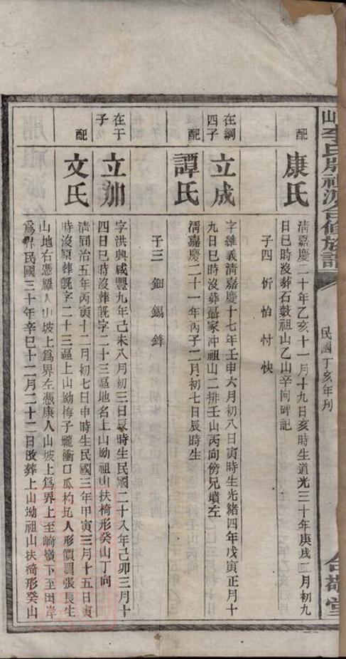 _衡山李氏yuan祖派合修族譜__