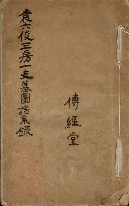 _袁六俊三房一支墓圖譜系錄__