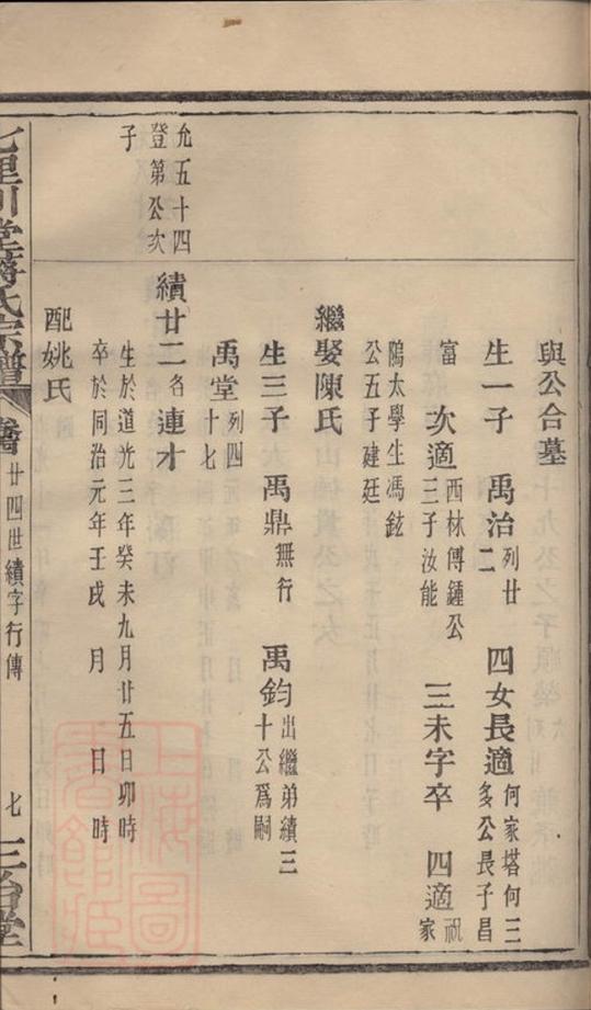 _諸暨七里川堂蔣氏宗譜 part __
