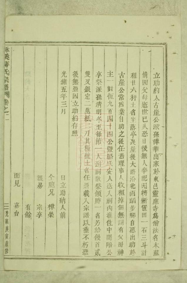 _酥溪蔣氏宗譜 version part __