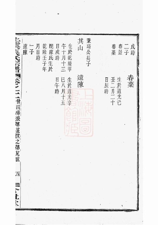 _重修上虞小越袁氏宗譜 part __