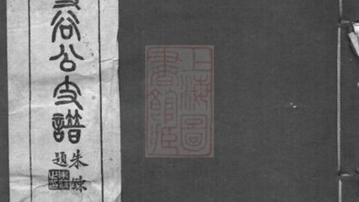 10621 重輯黃氏雪谷公支譜 1207232240 1.jpg