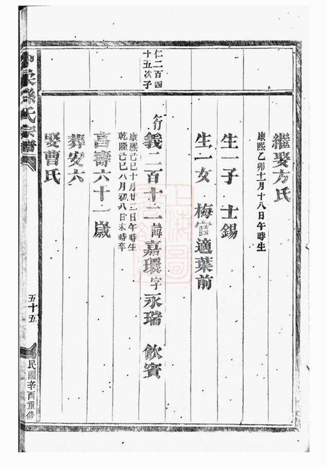 _金華中柔孫氏重修宗譜 part __