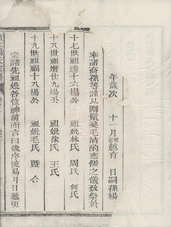 _須江楊氏宗譜 part __
