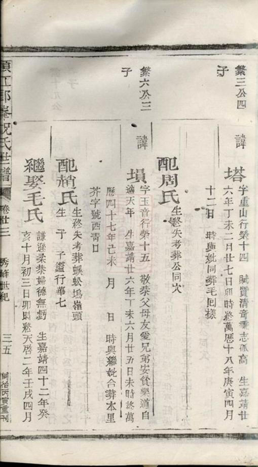 _須江郎峰祝氏世譜 version part __