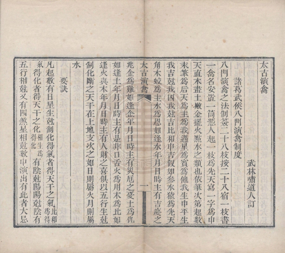 《太古演禽一卷》(清)嘯道人訂