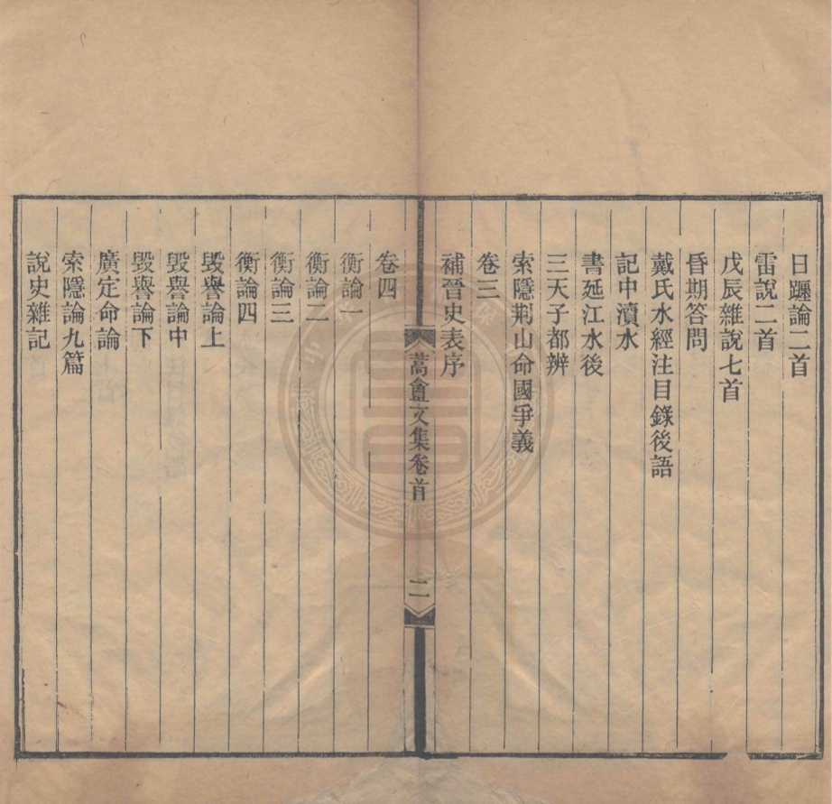 《蒿盫文集八卷》(清)莊棫撰