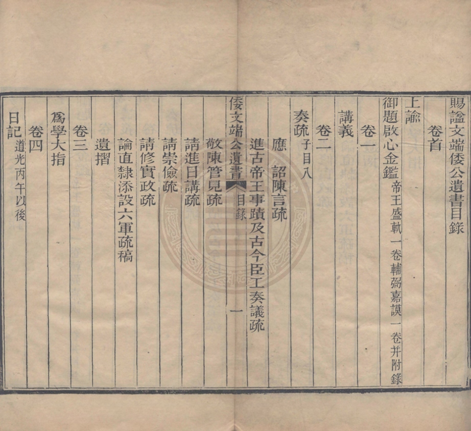 《倭文端公遺書八卷》(清)倭仁撰