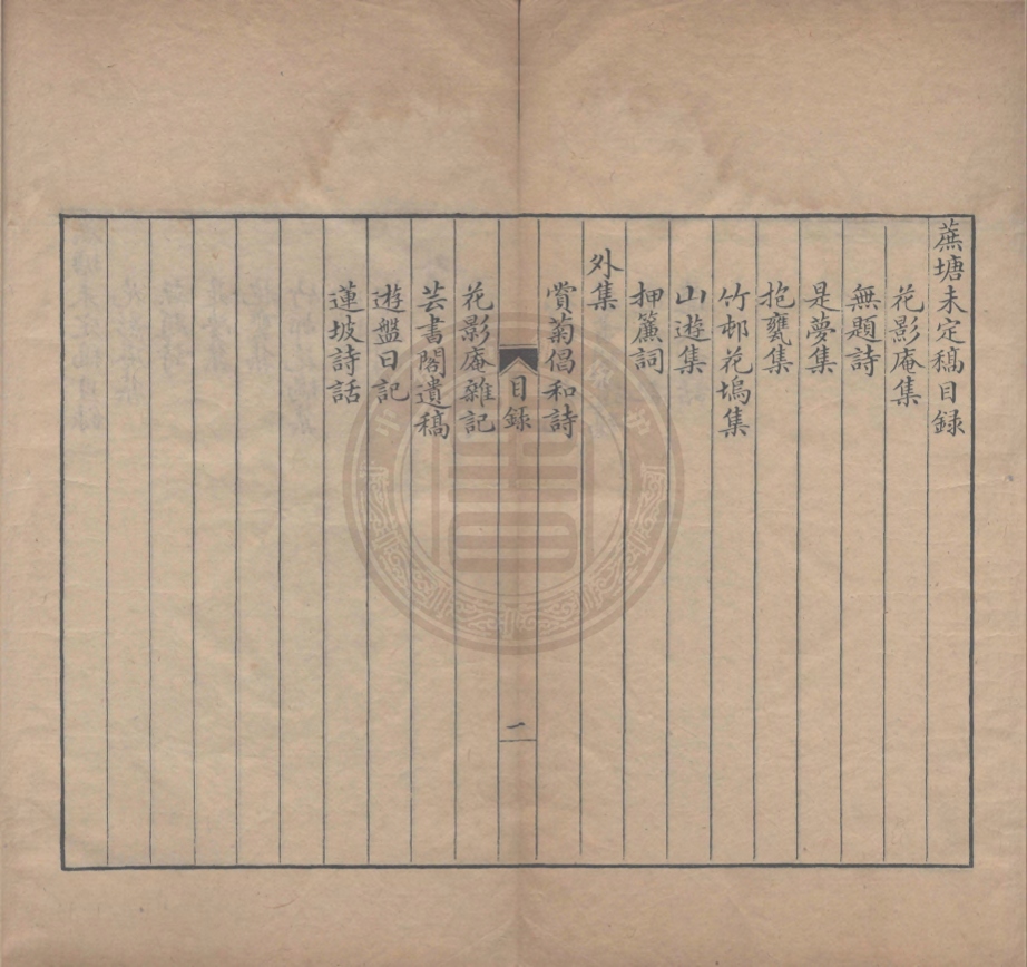 《蔗塘未定稿八卷》(清)查爲仁撰