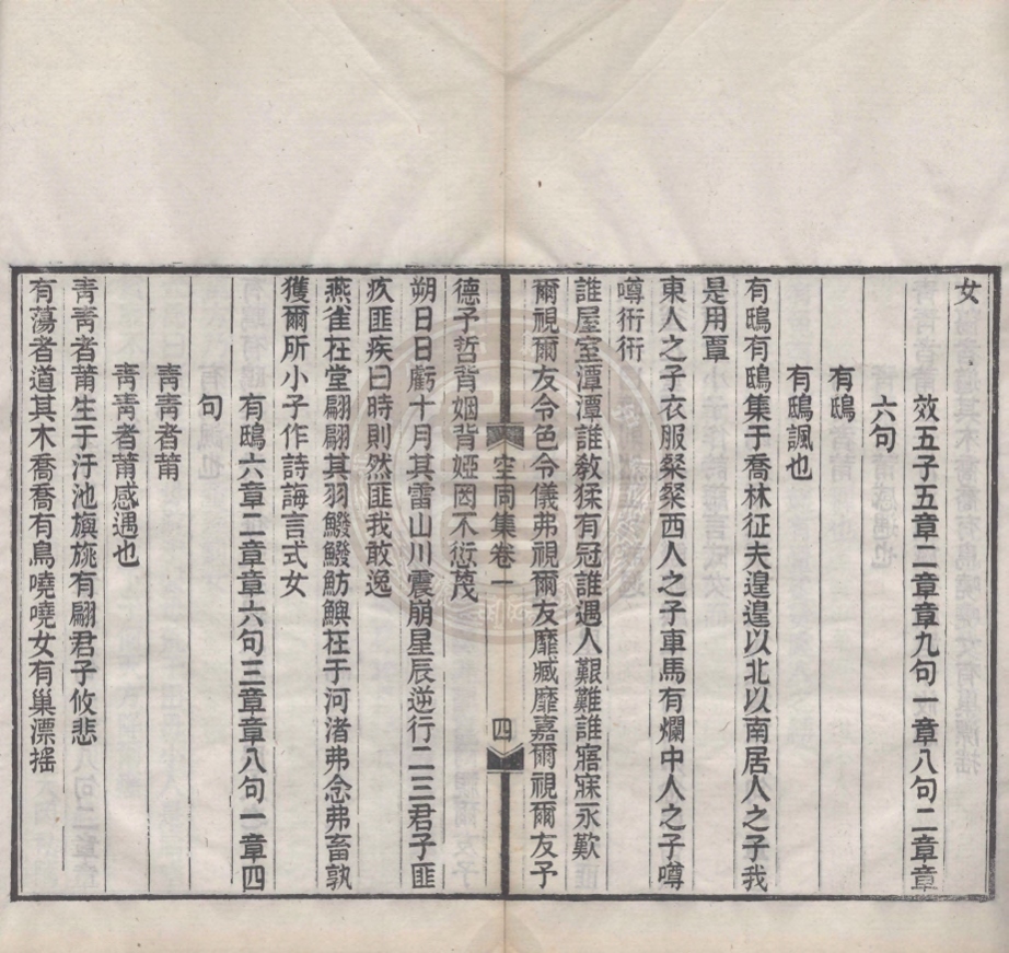 《弘正四傑集七十三卷》(清)張祖同編