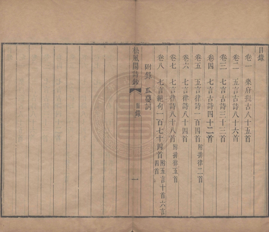 《松風閣詩鈔十二卷》(清)彭蘊章撰