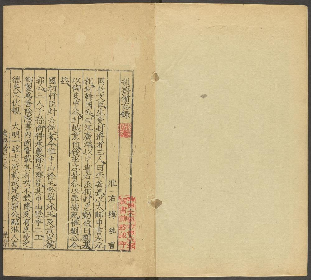 今献汇言_v.2-_损斋备忘录_-_一卷_-_梅纯撰,_守溪长语_-_一卷_-_王鏊撰