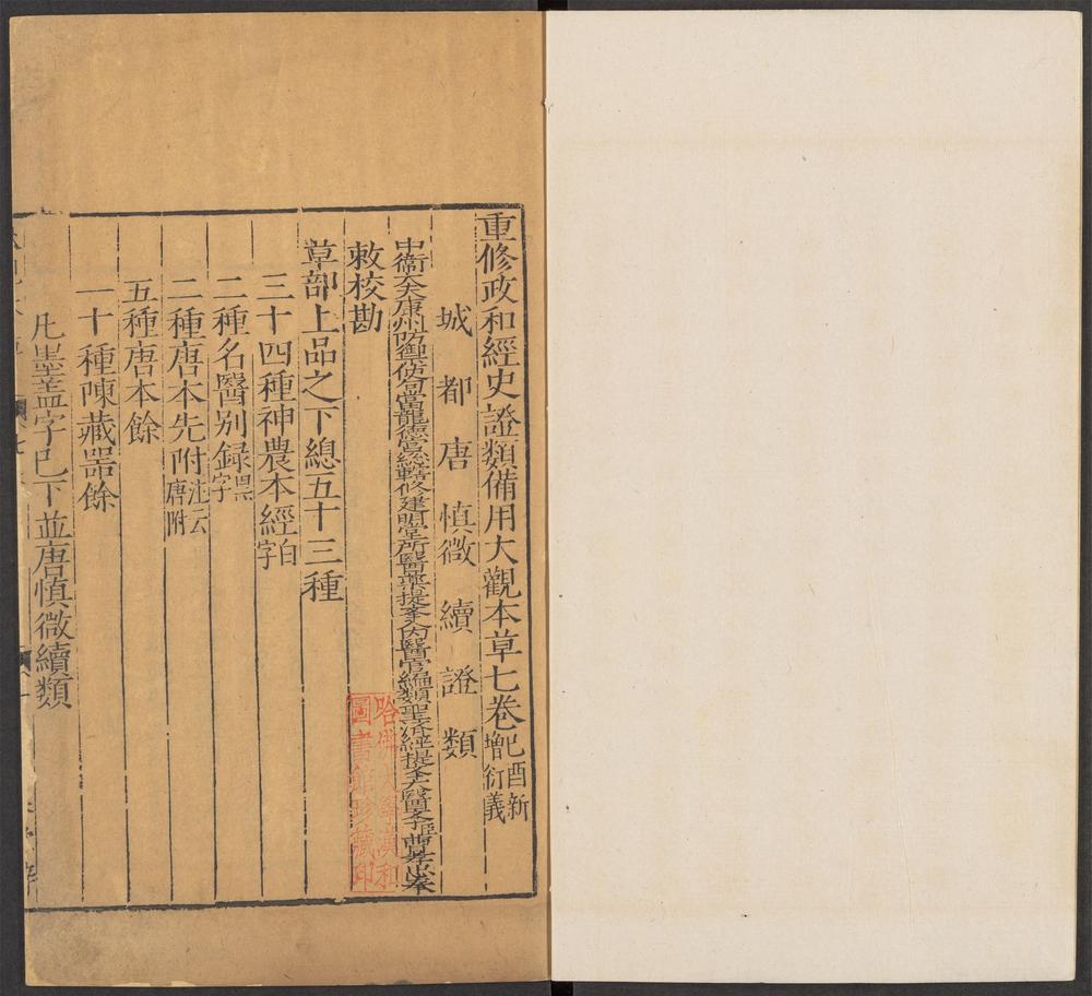 重修政和经史证类备用本草_v.6