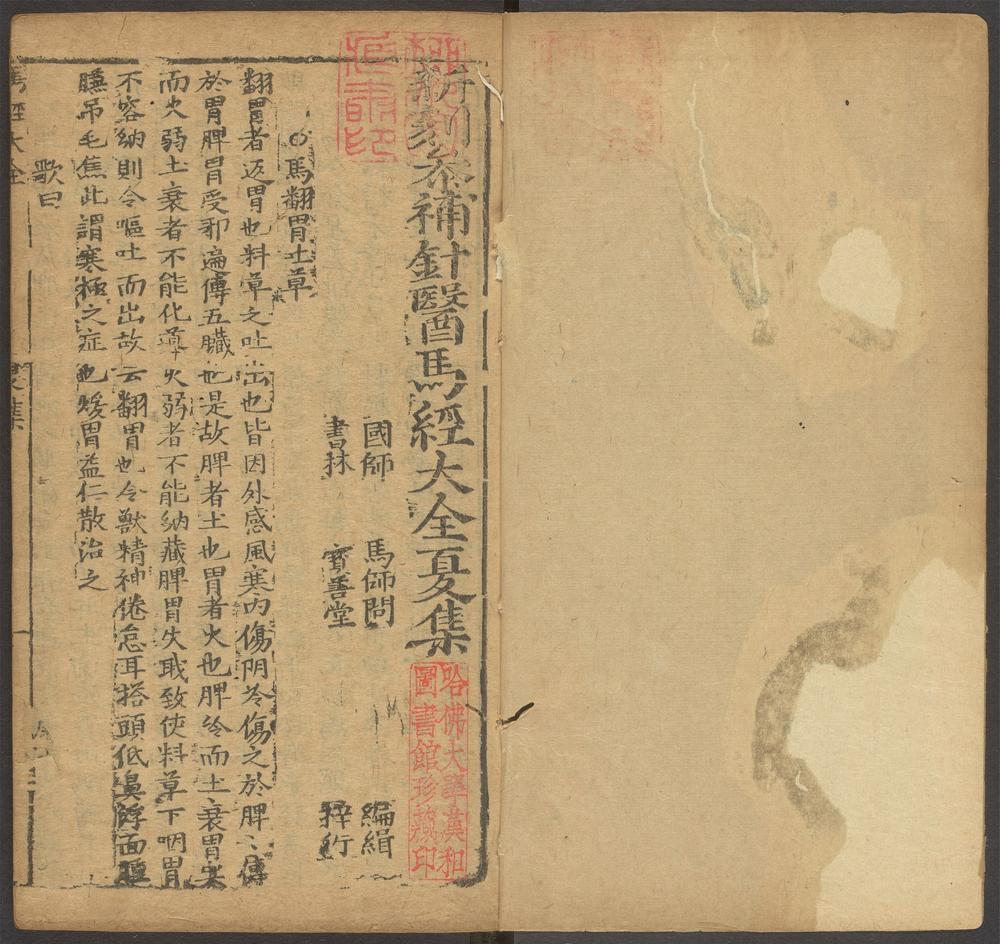 新刻针医参补马经大全_v.2