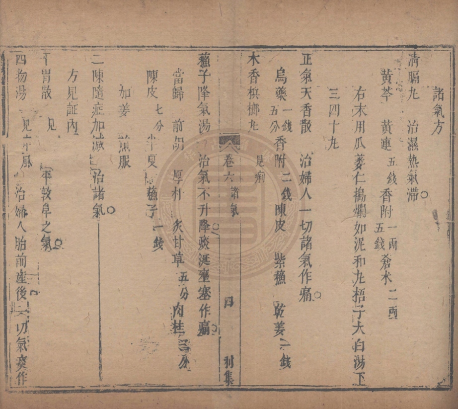 《蒼生司命四集八卷首一卷》(明)虞摶輯