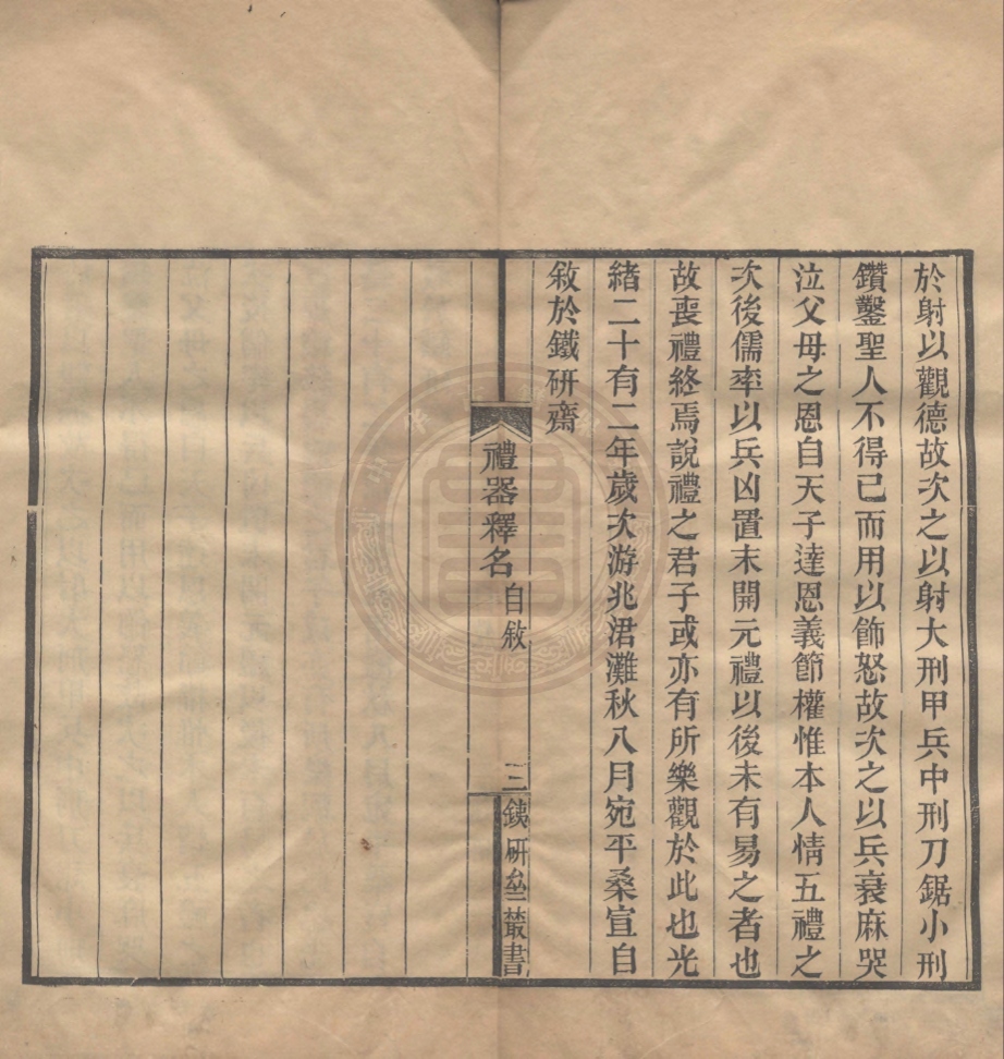 《禮器釋名十八卷》(清)桑宣撰