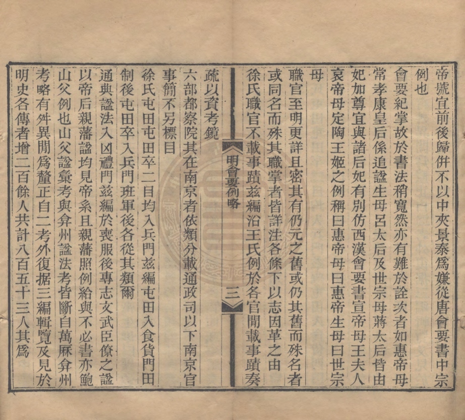 《明會要八十卷》(清)龍文彬撰