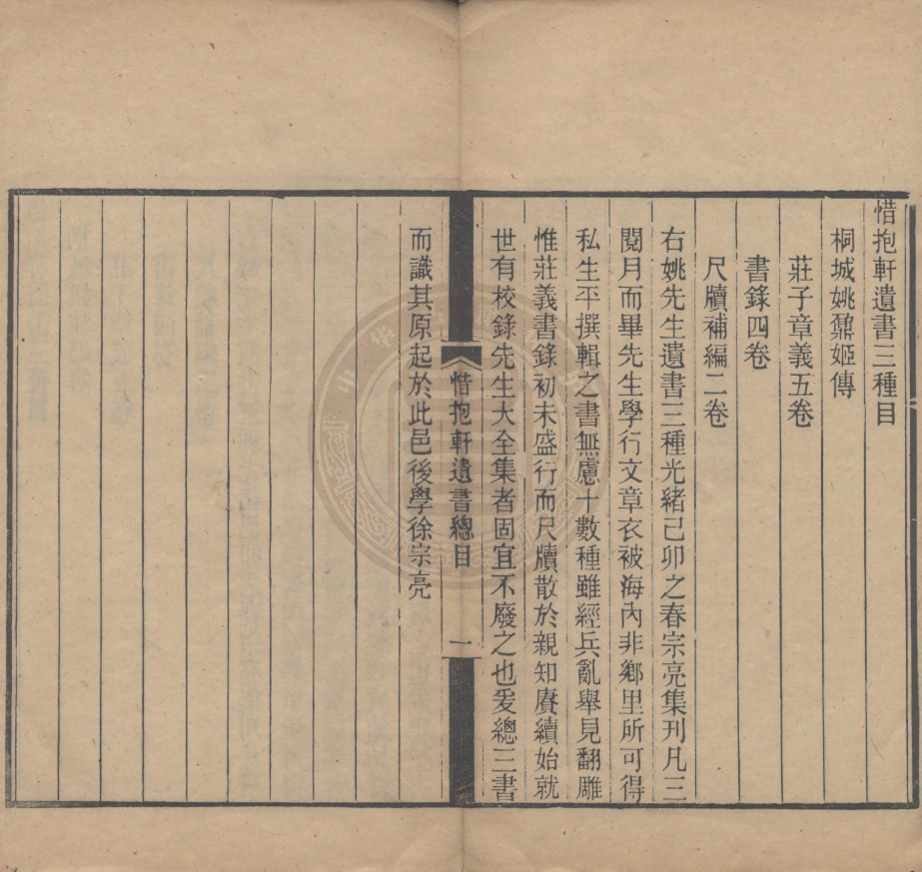 《莊子章義五卷》(清)姚鼐撰