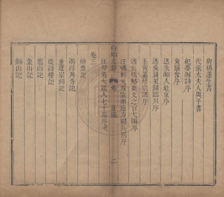 《白鄉文鈔四卷》(清)董元憲撰