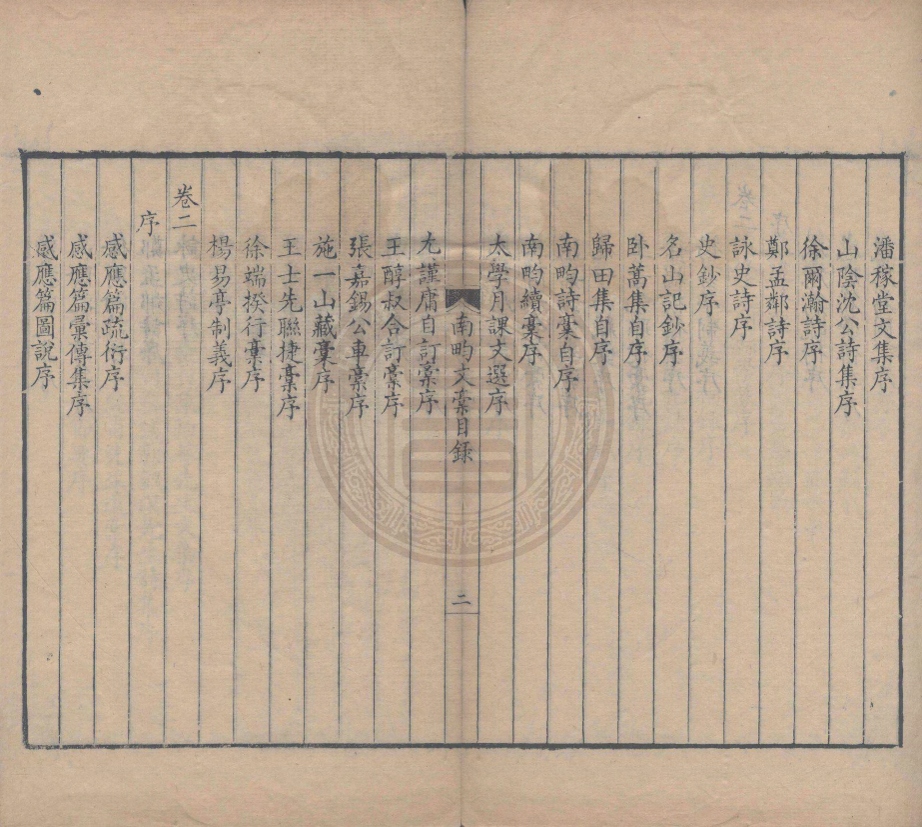 《南畇文藁十二卷》(清)彭定求撰(清)彭正乾編次(清)彭啟豐校