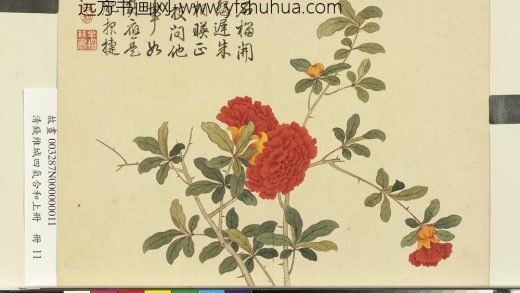 清钱维城画四气含和上册 石榴花.jpg