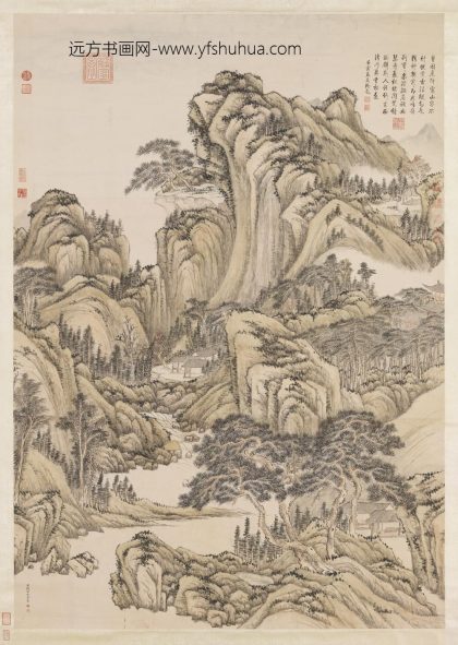 清钱维城画山水轴.jpg
