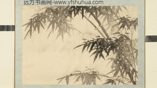清钱维城花卉册（三）册画竹之三.jpg