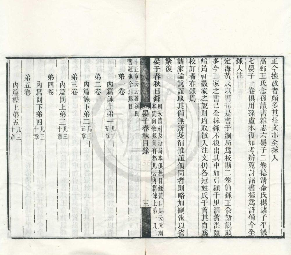 _晏子春秋七卷__