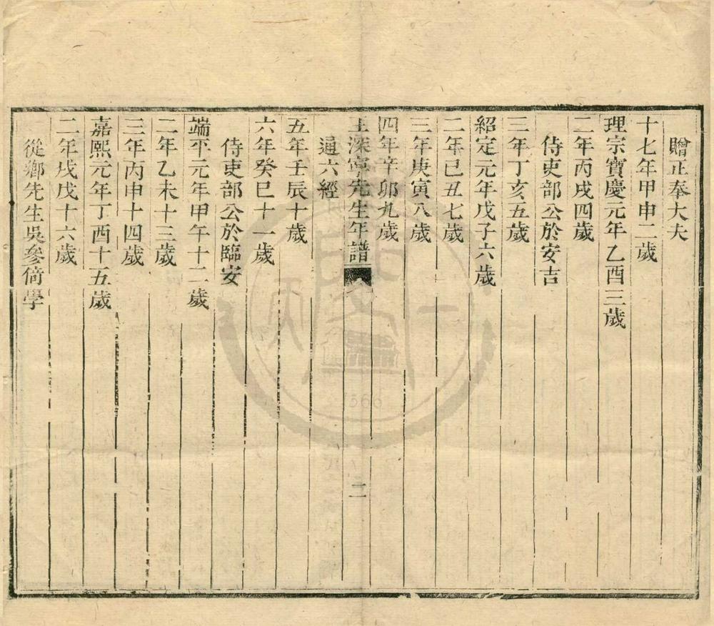 _王深宁先生年谱一卷__