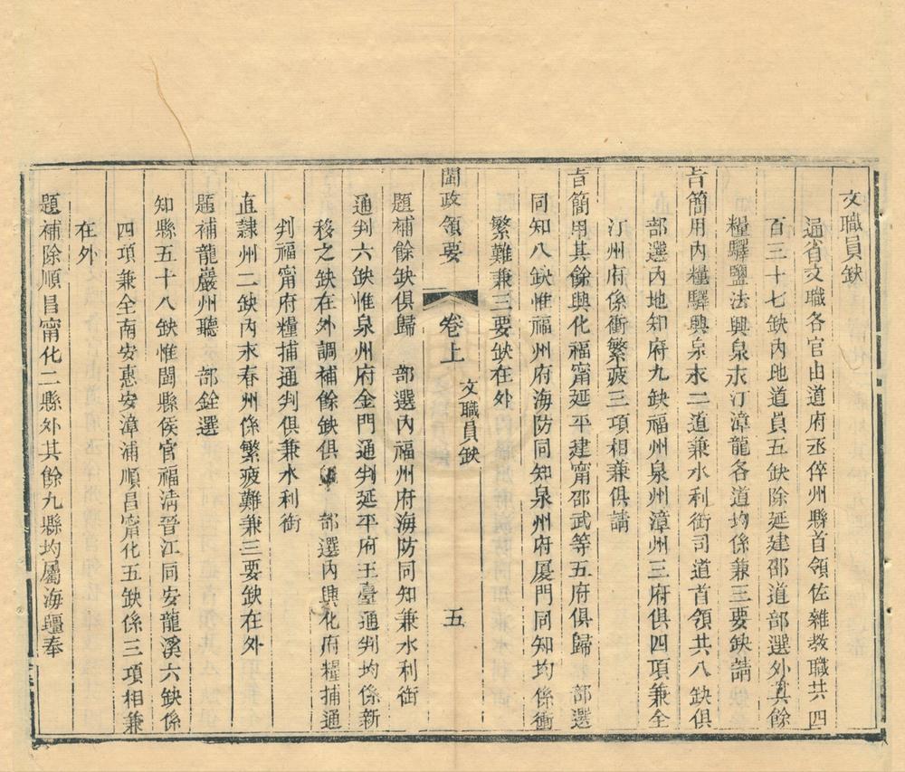 _闽政领要三卷__