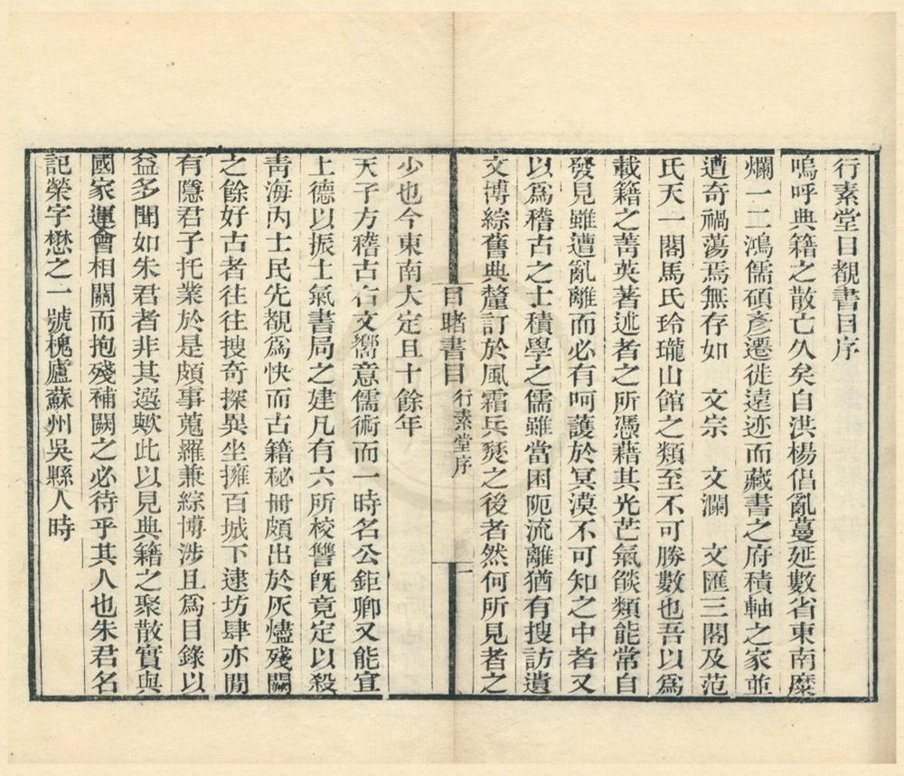 _行素堂目睹书录十卷__