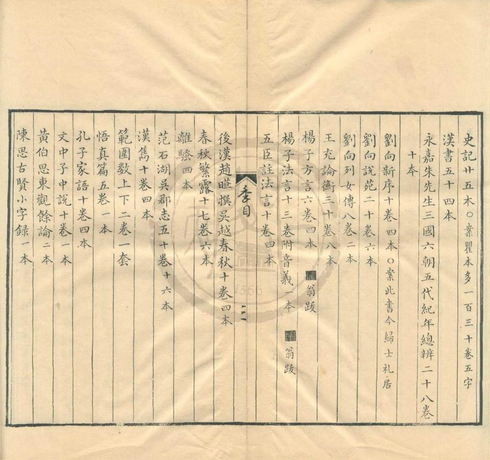 _延令宋版书目一卷__