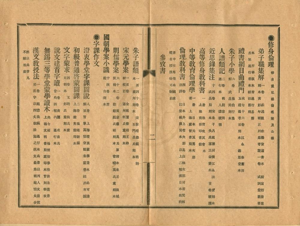 _京师大学堂暂定应用书目不分卷__