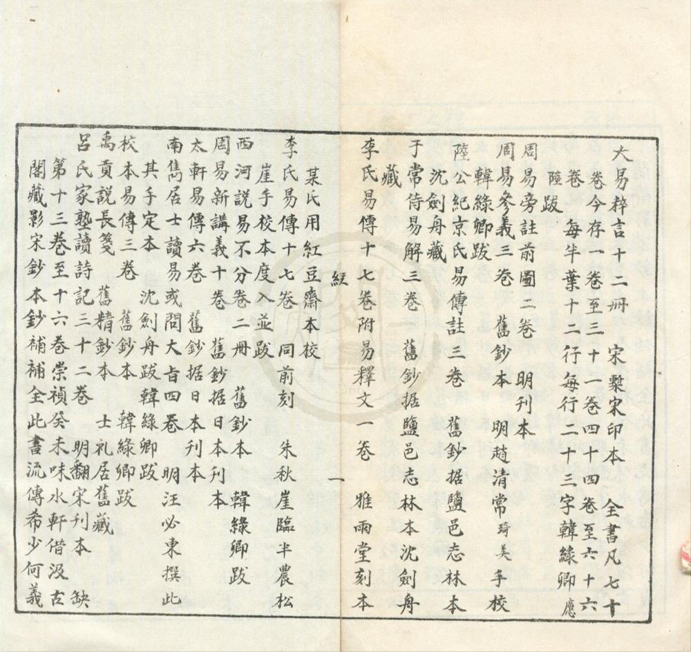 _云间韩氏藏书目一卷附书影一卷__