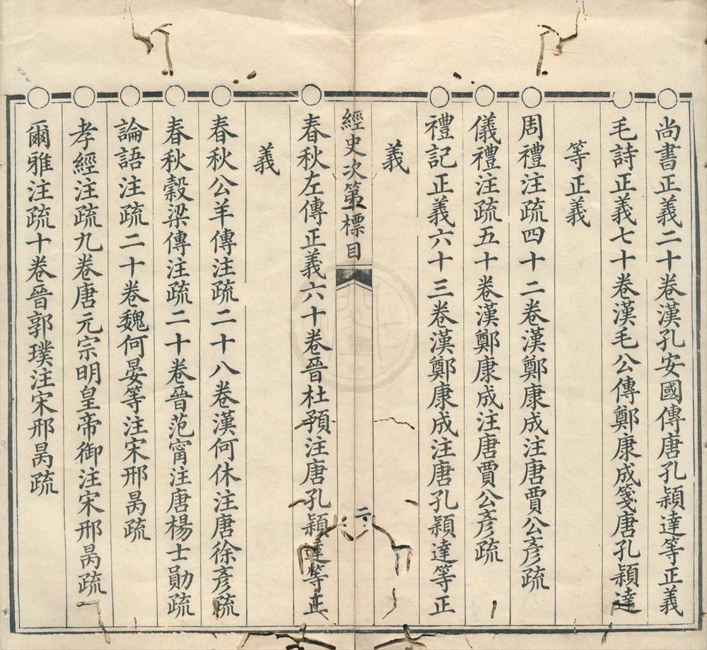 _经史次第标目一卷__