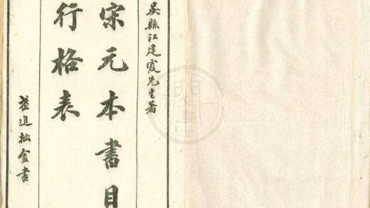 0376 宋元本行格表二卷附录补遗一卷 0222134349 1.jpg
