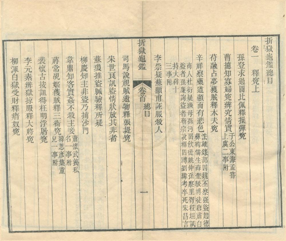 _折狱龟鉴八卷首一卷__
