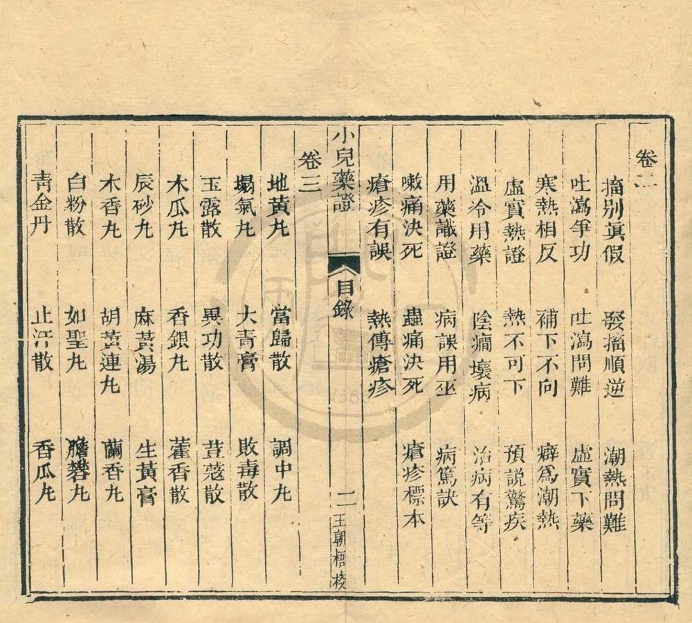 _小儿药证真诀三卷__