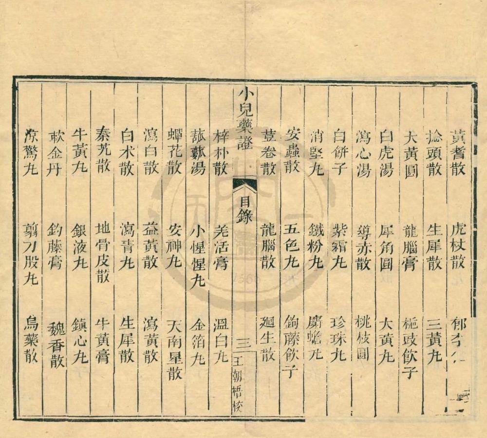 _小儿药证真诀三卷__