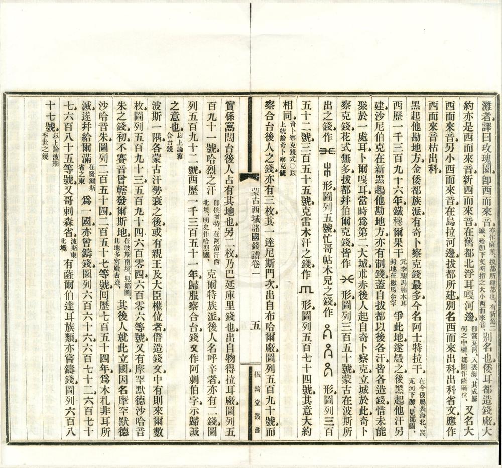 _蒙古西域诸国钱谱四卷__