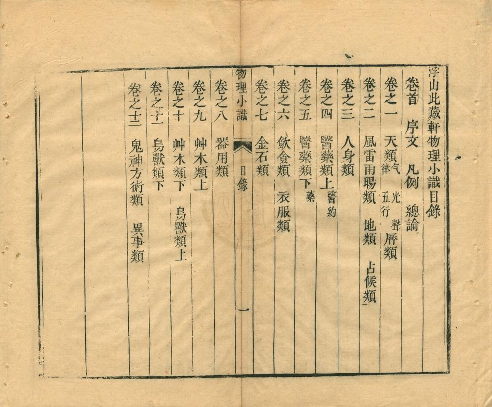 _物理小识十二卷首一卷__
