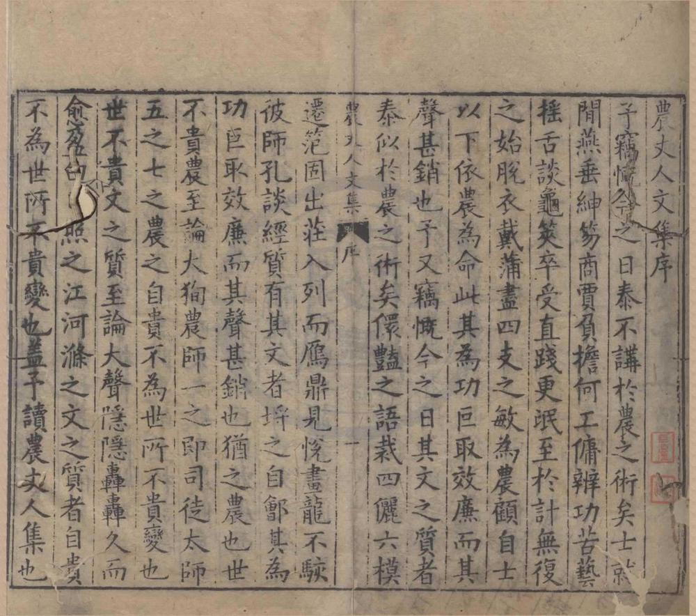 _农丈人诗集八卷文集二十卷__