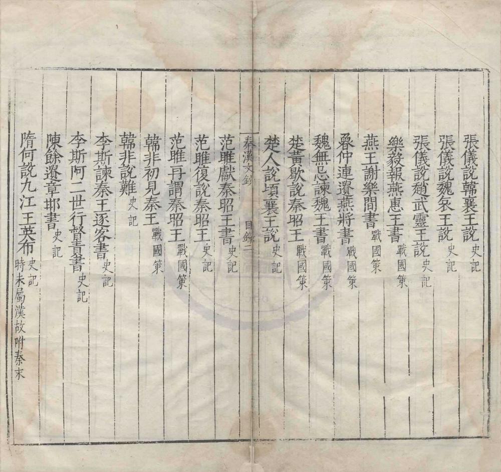 _秦汉文钞不分卷__
